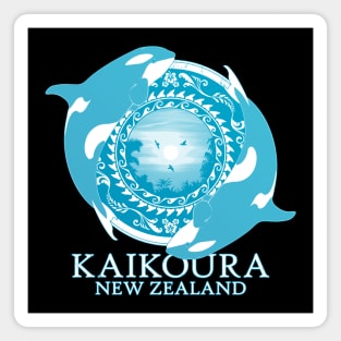 Orca Killer whales Kaikoura New Zealand Magnet